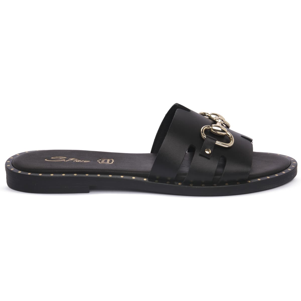 Mules S.piero LEATHER BLK
