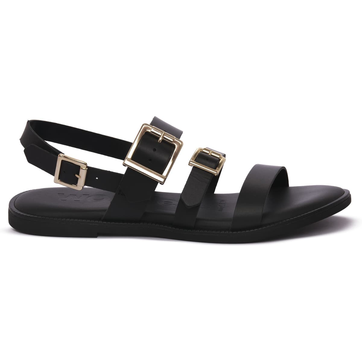 Σανδάλια χωρίς τακούνι Wonders NERO ALBA