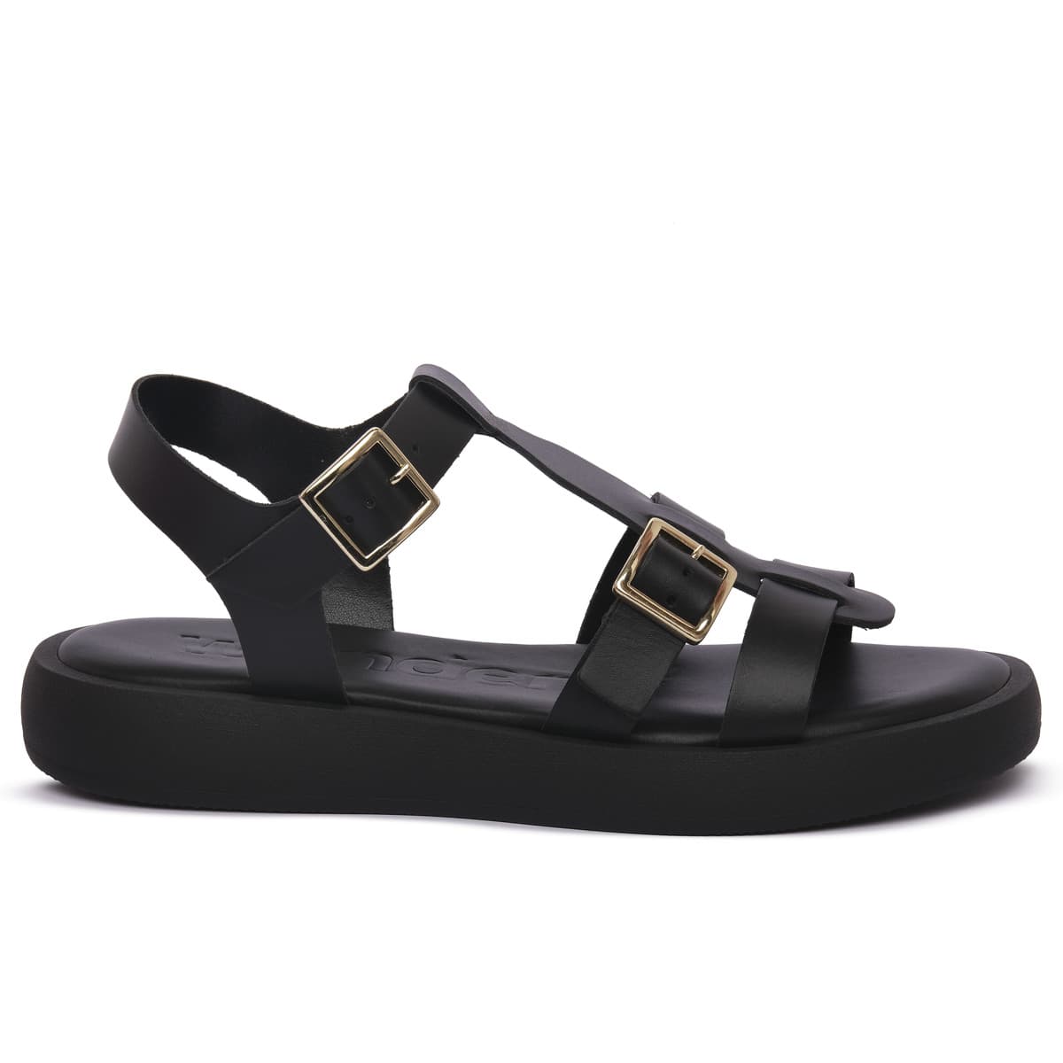 Σανδάλια χωρίς τακούνι Wonders NERO ALBA