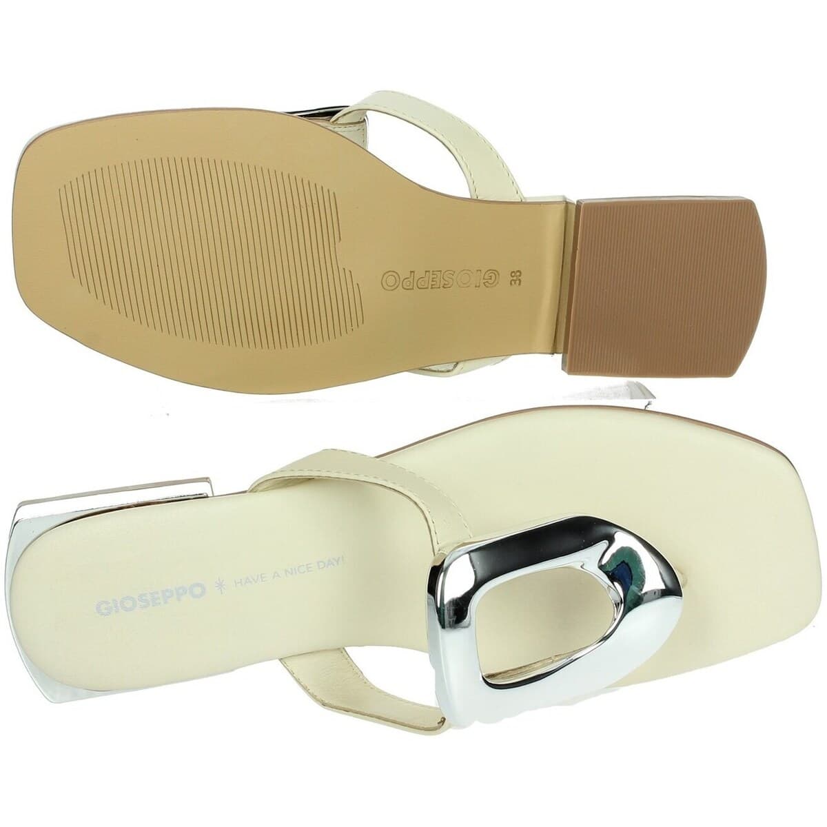 Women's Flip Flops Gioseppo White