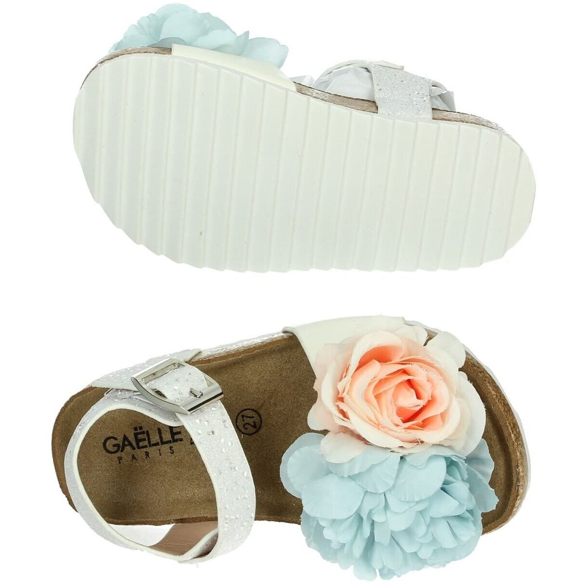 Girls' Sandals GaËlle Paris White