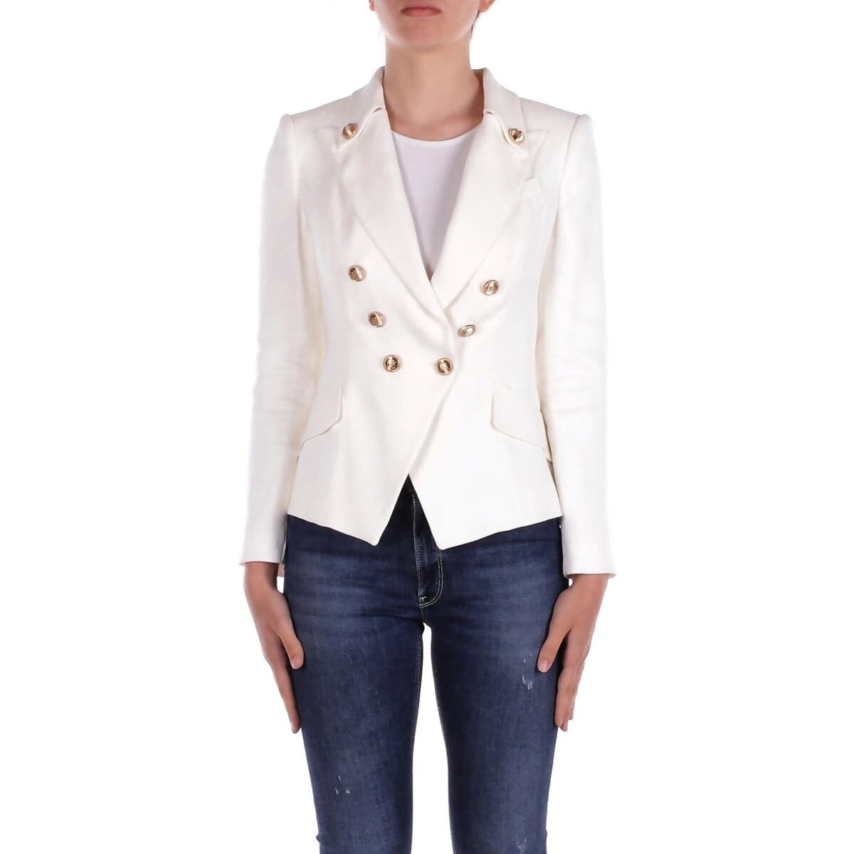 Women's Blazers Elisabetta Franchi Beige