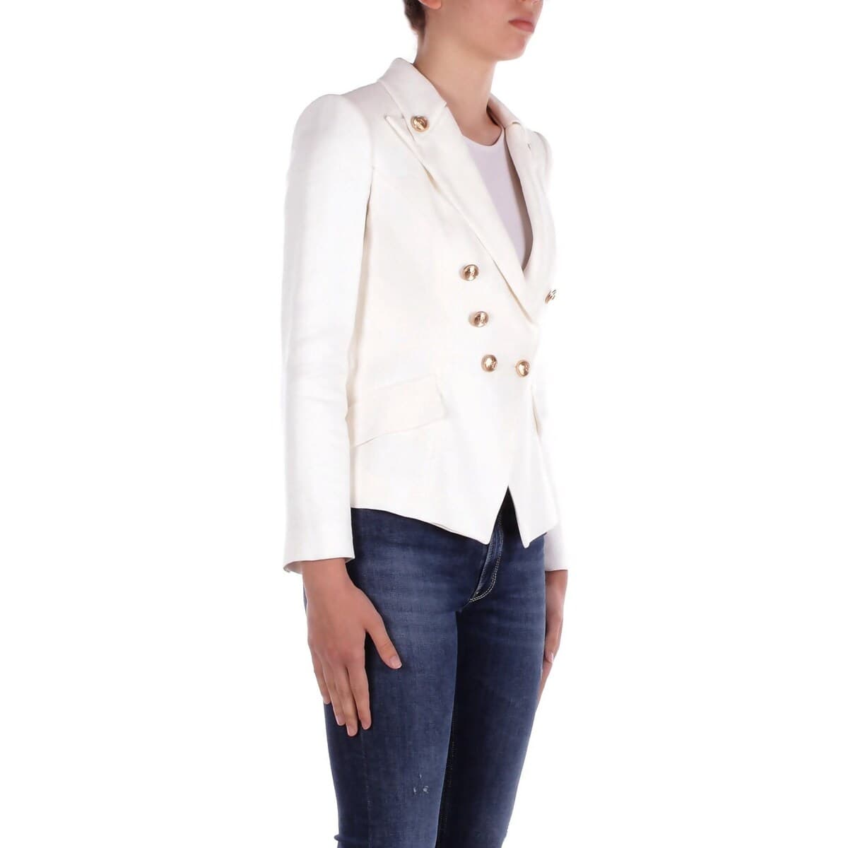 Women's Blazers Elisabetta Franchi Beige