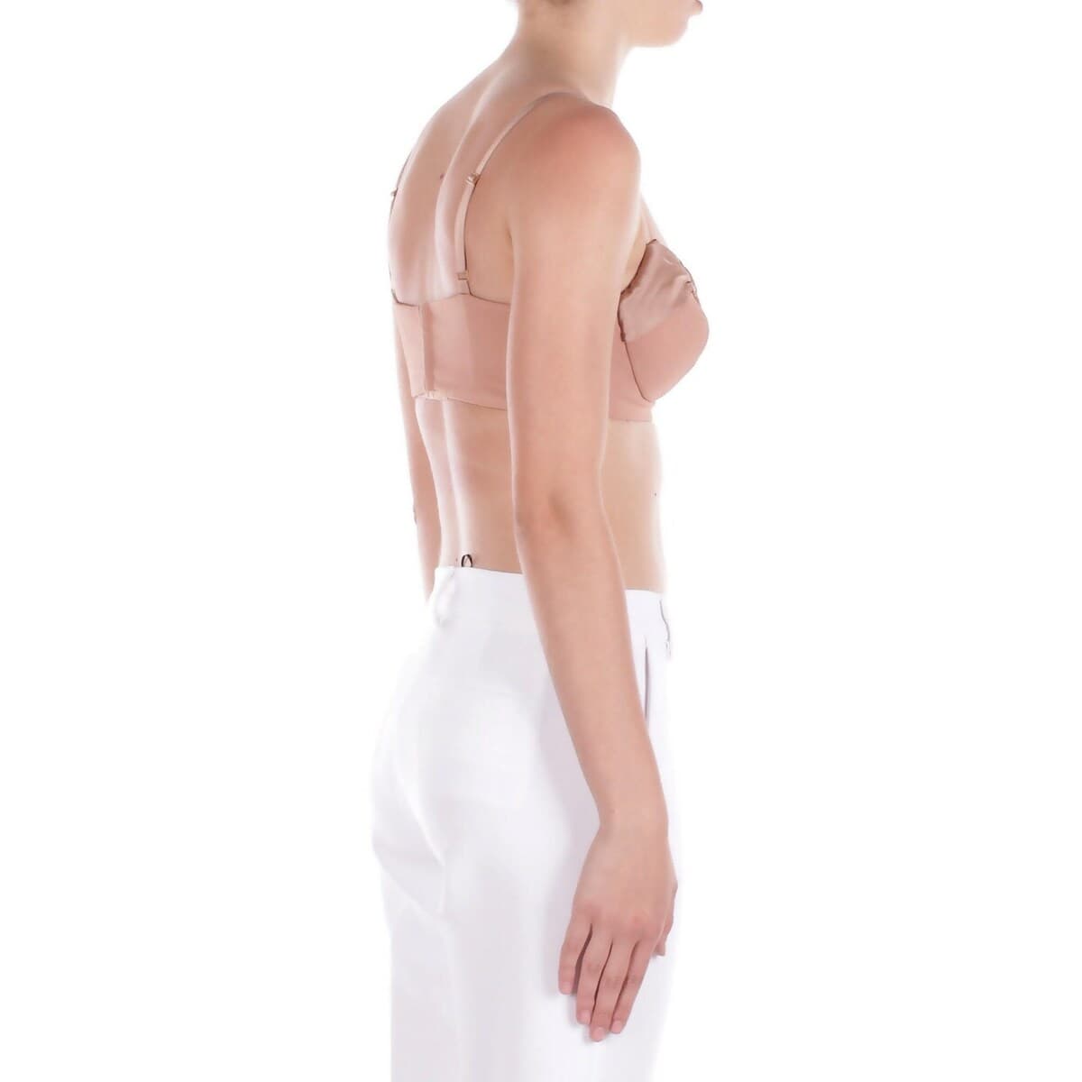 Women's Sleeveless Tops Elisabetta Franchi Beige