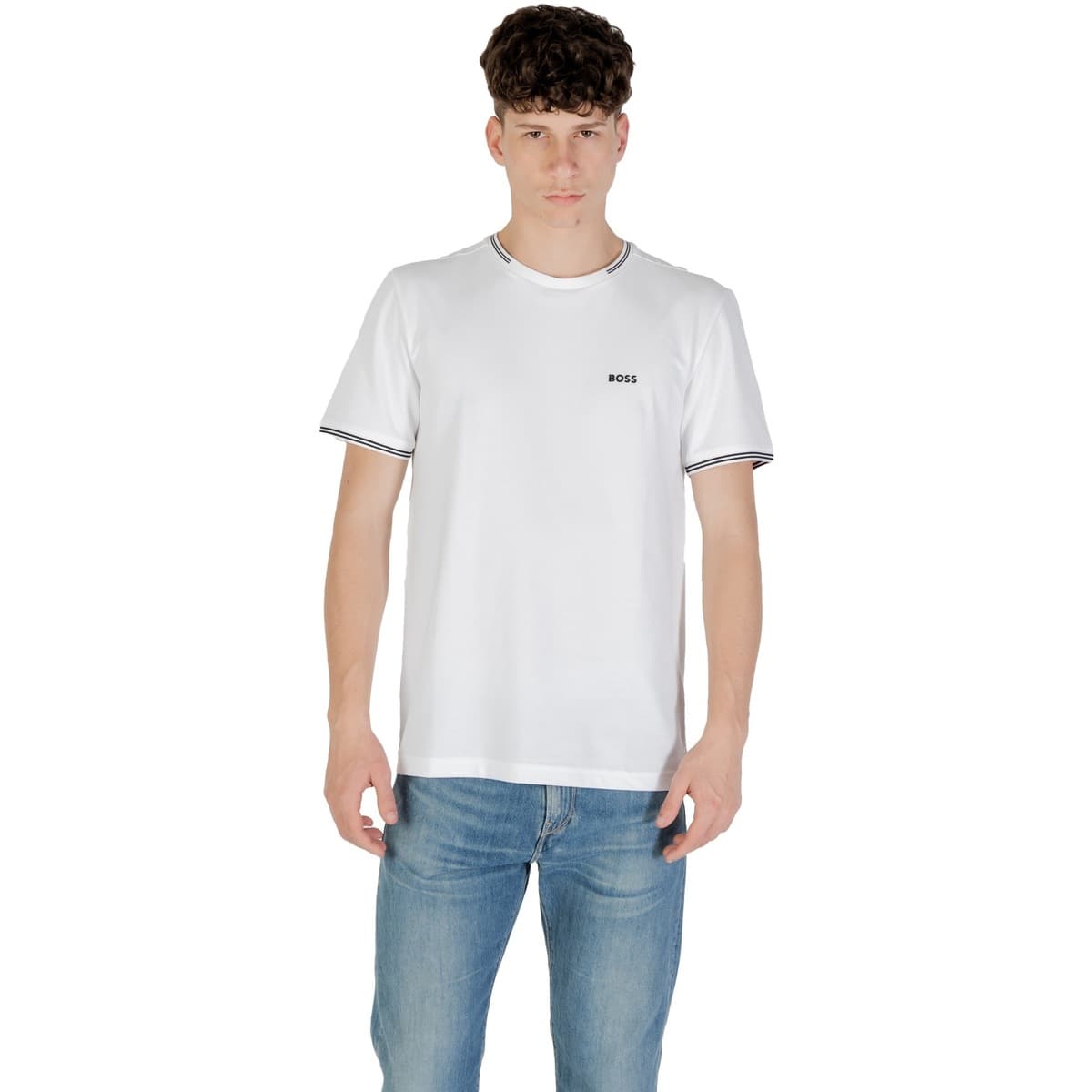 Men's Polo Shirts BOSS White