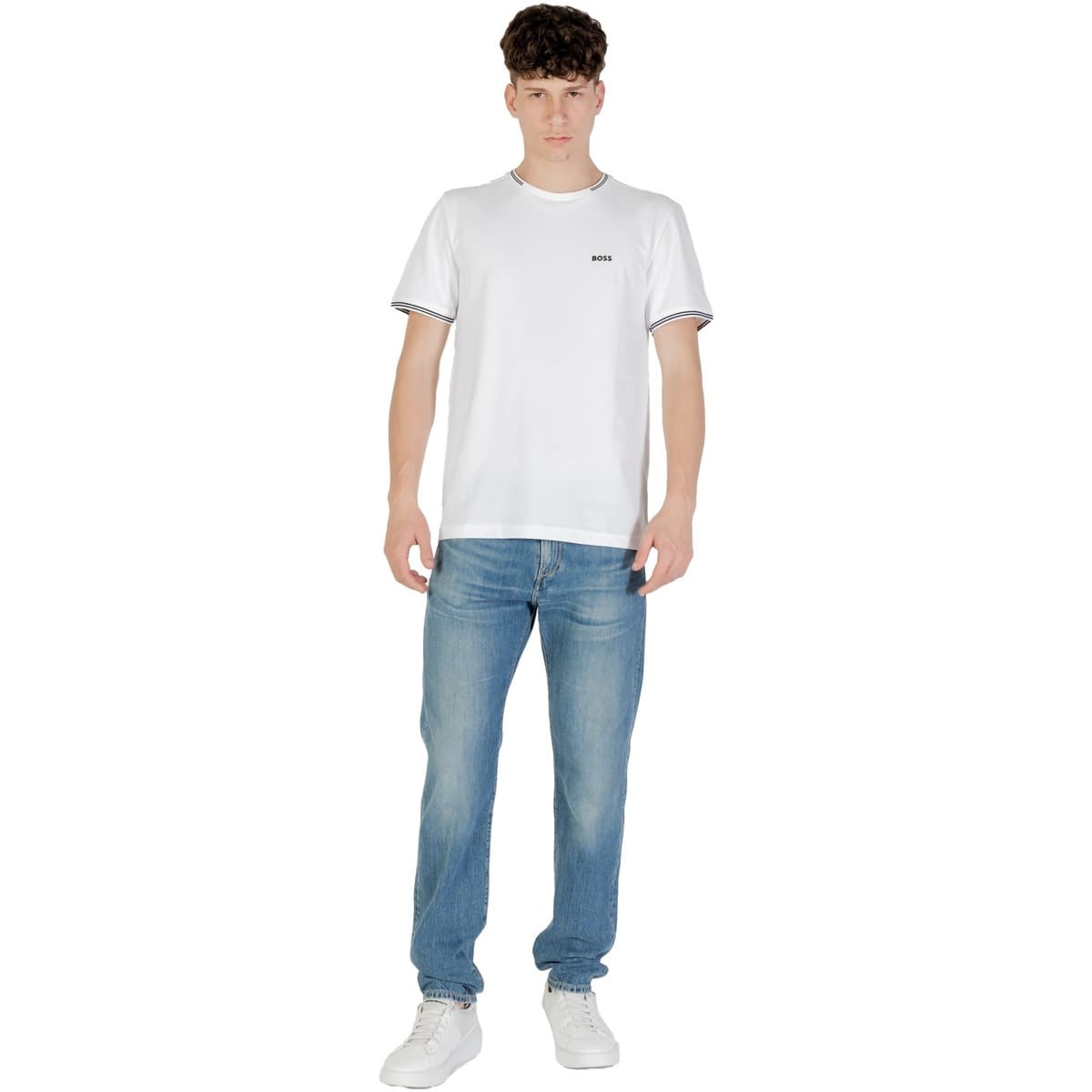 Men's Polo Shirts BOSS White