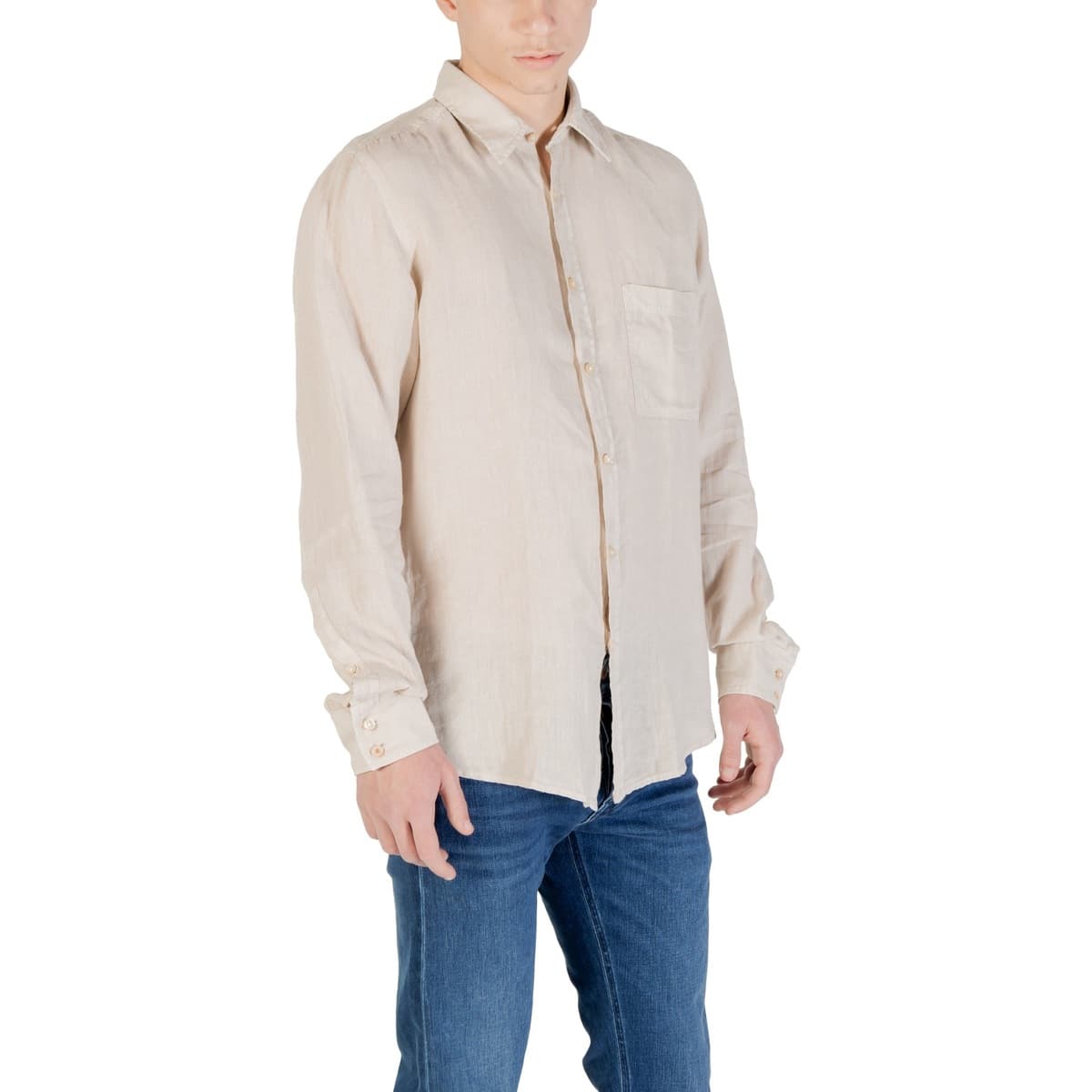 Men's Shirts BOSS Beige
