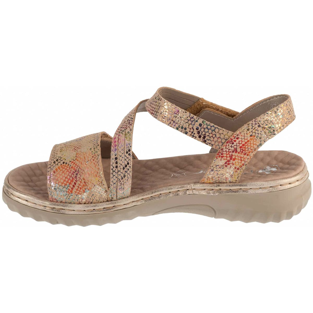 Women's Sports Sandals Rieker Beige