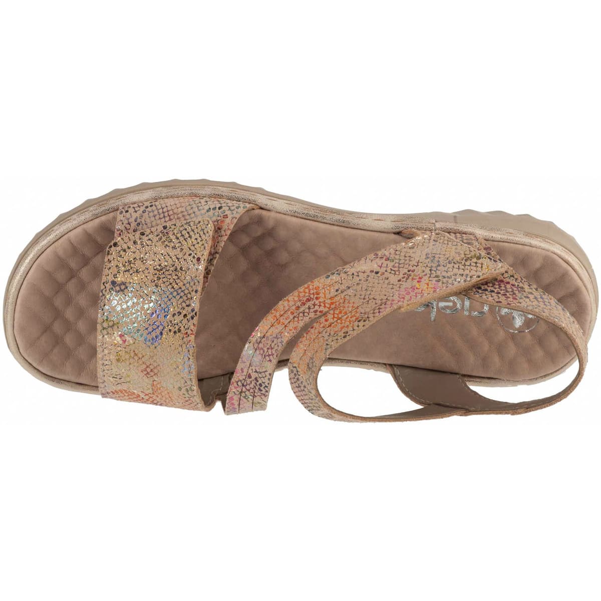 Women's Sports Sandals Rieker Beige