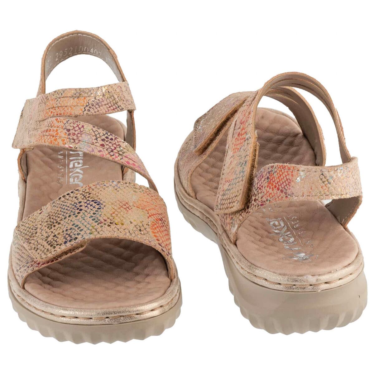 Women's Sports Sandals Rieker Beige