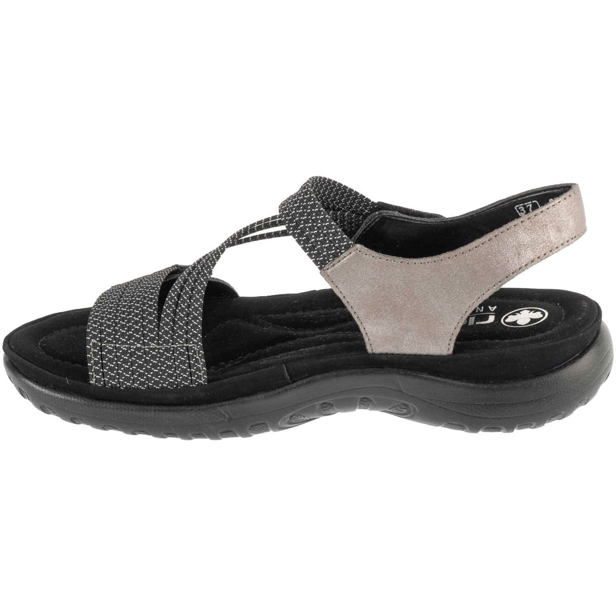 Women's Sports Sandals Rieker Gray