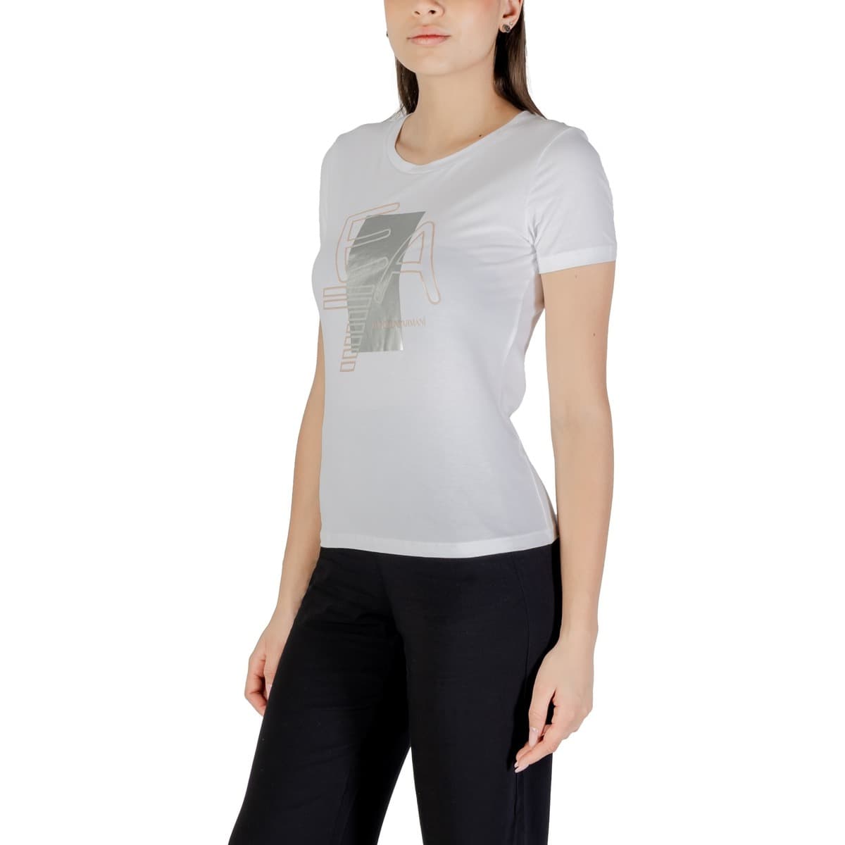 Women's T-Shirts EA7 White