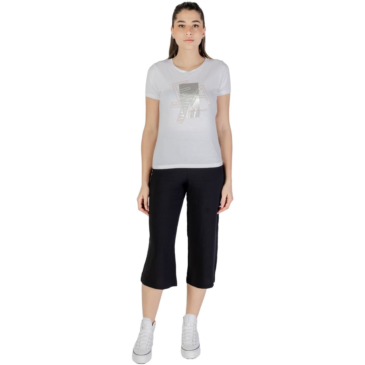 Women's T-Shirts EA7 White