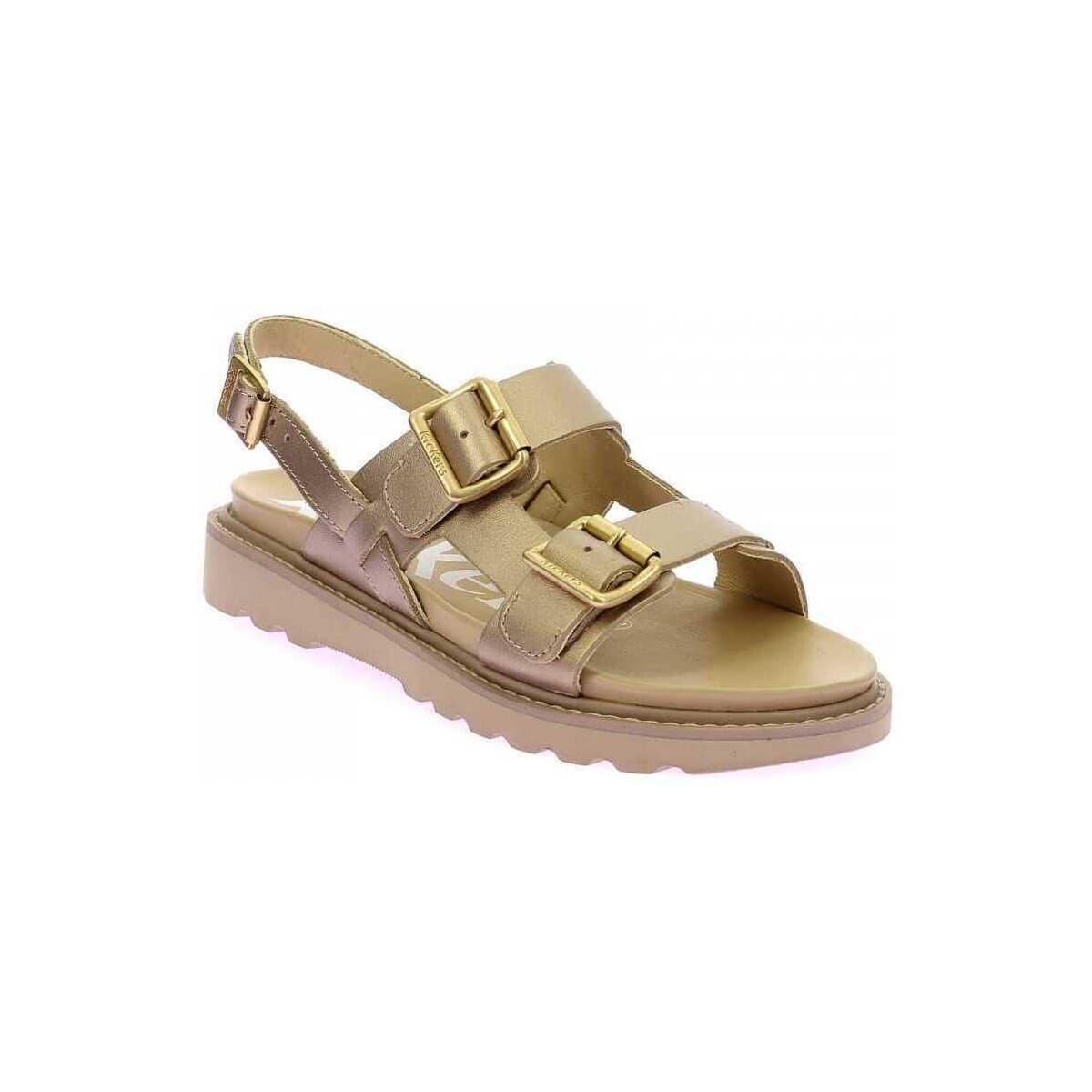 Women's Sandals Kickers Gold