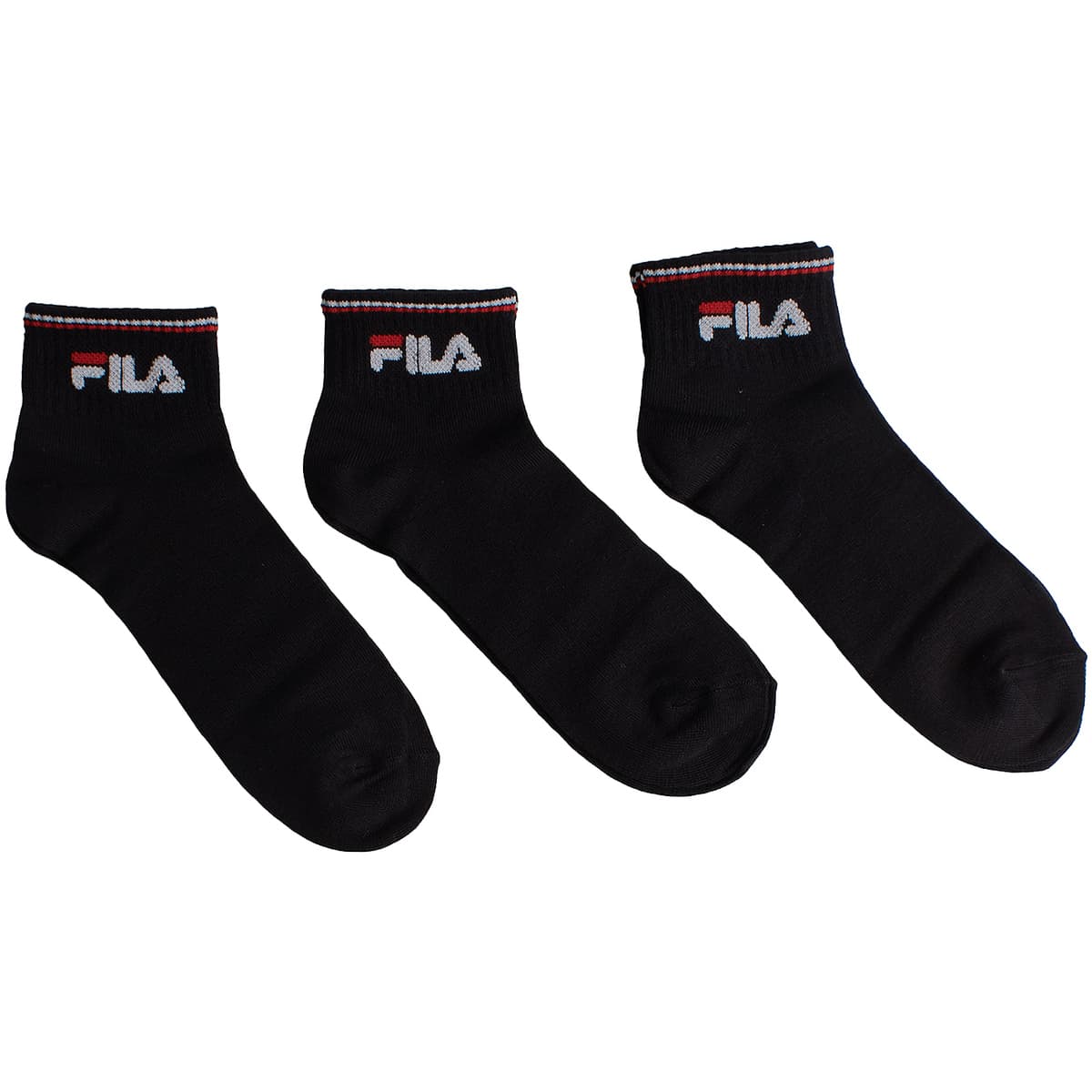 FILA F5505 Bamboo Quarter Plain ΚΑΛΤΣΑ F5505-200 Black