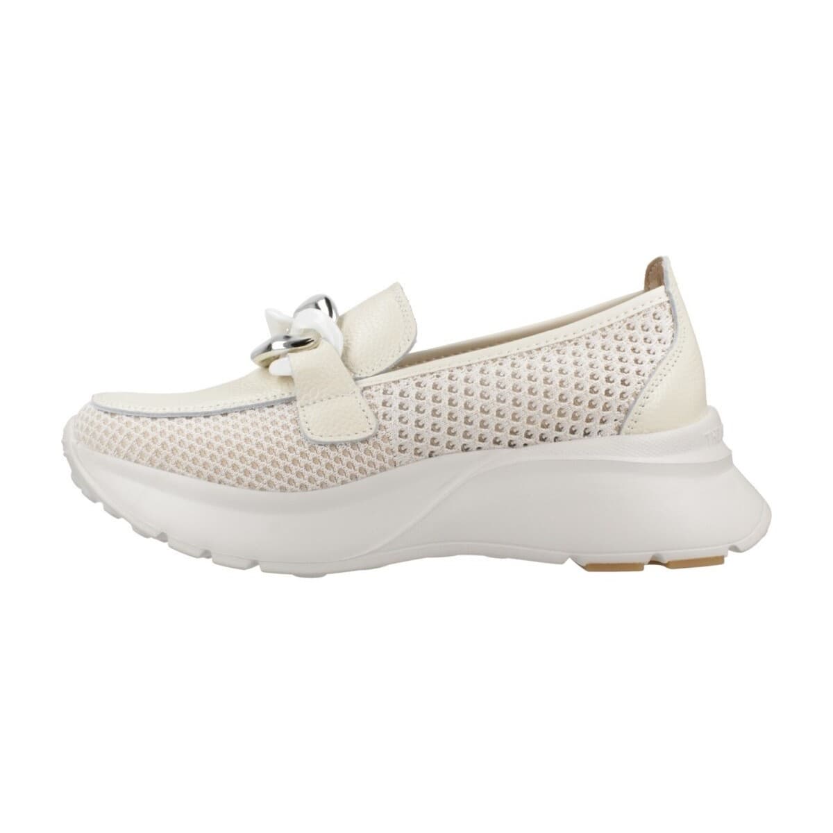 Women's Loafers The Happy Monk White