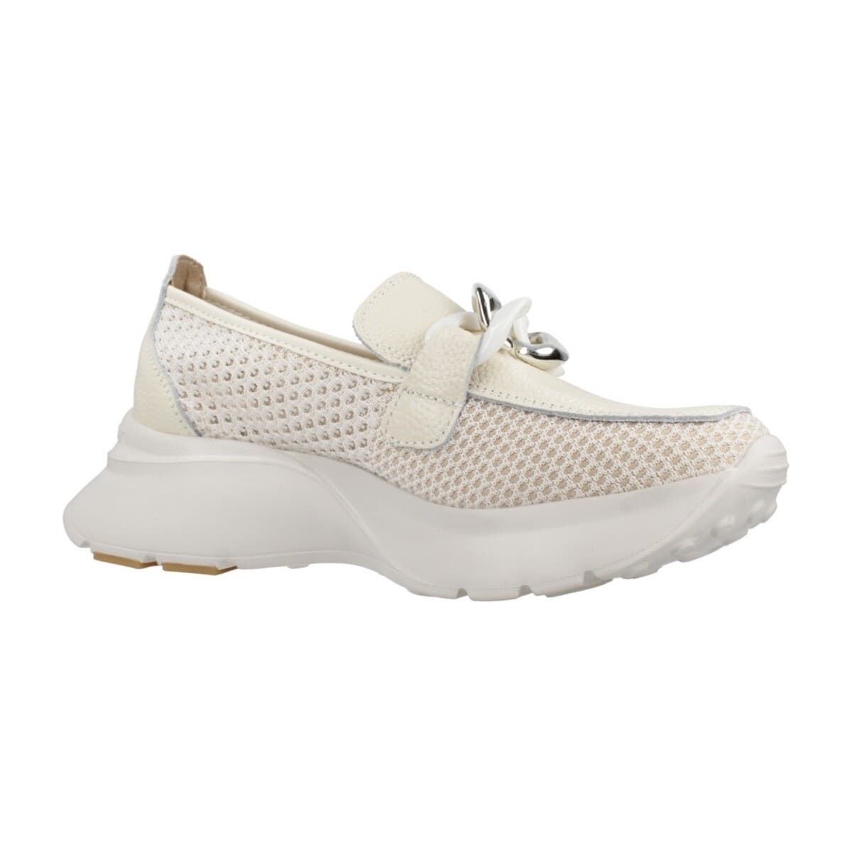Women's Loafers The Happy Monk White