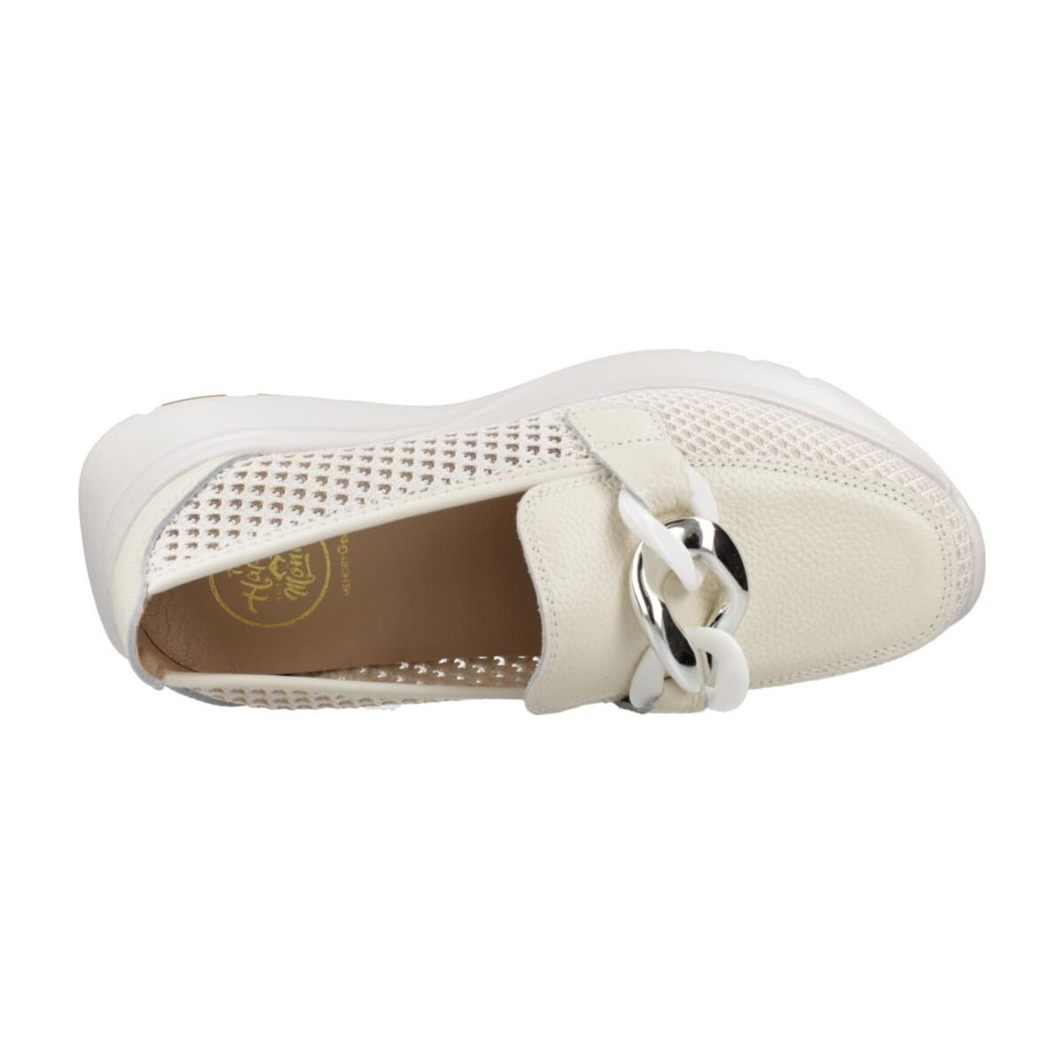 Women's Loafers The Happy Monk White