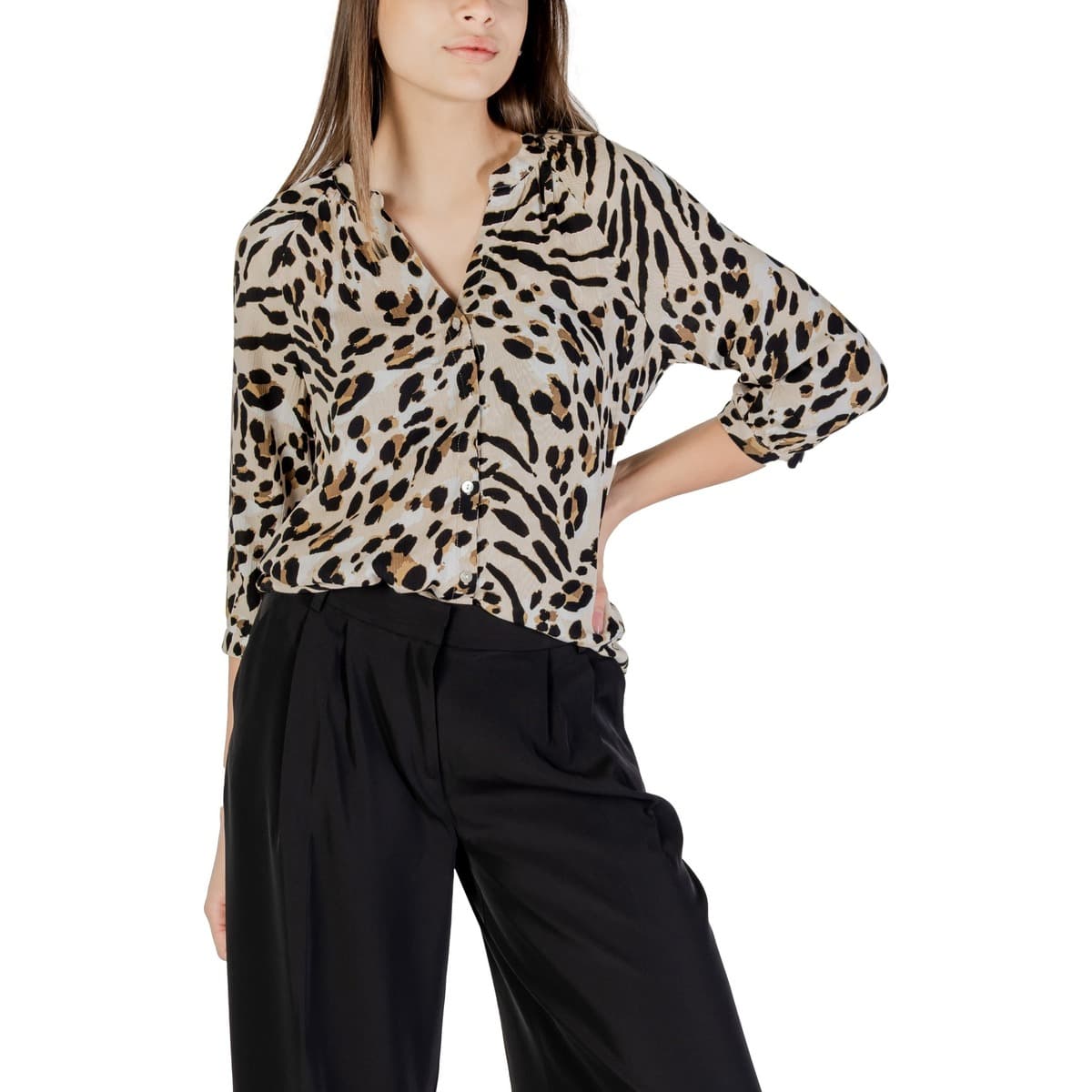 Women's Shirts Ichi Beige