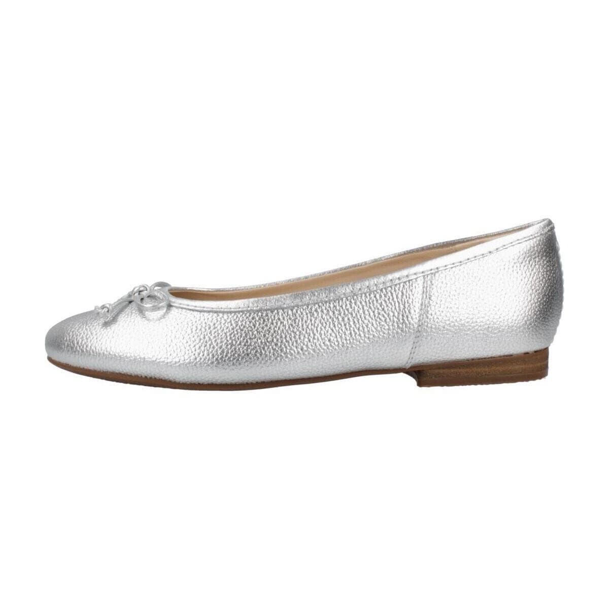 Women's Ballet Flats Clarks Silver