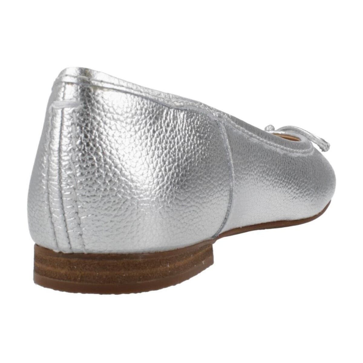 Women's Ballet Flats Clarks Silver