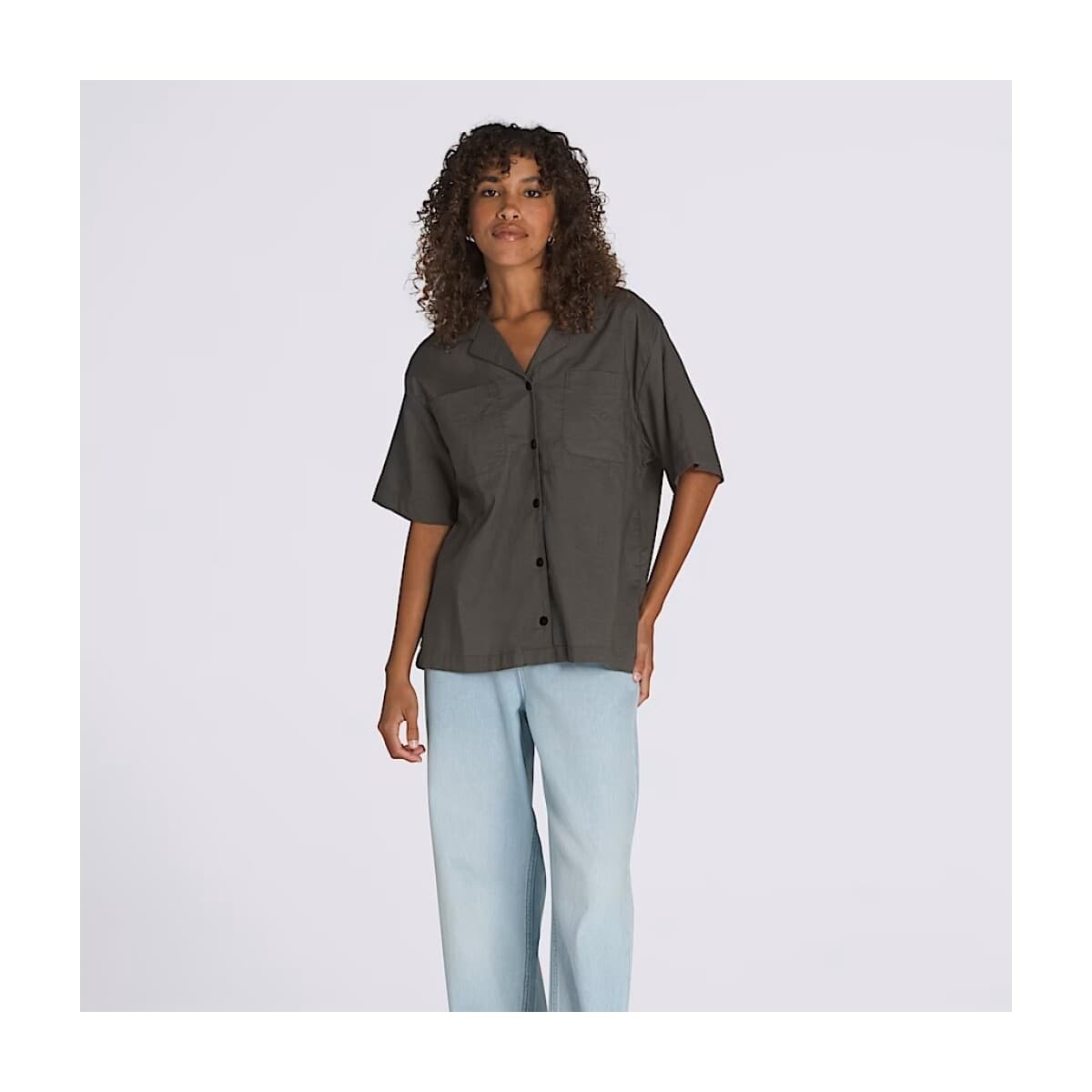 Women's Shirts Vans Gray