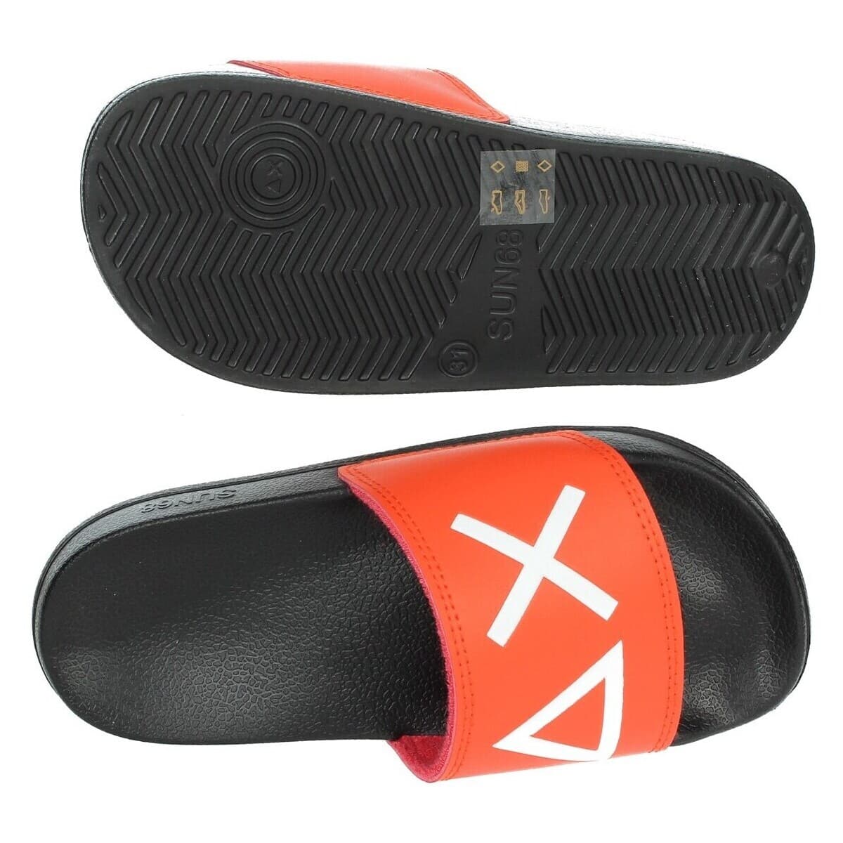 Boys' Flip Flops Sun68 Orange