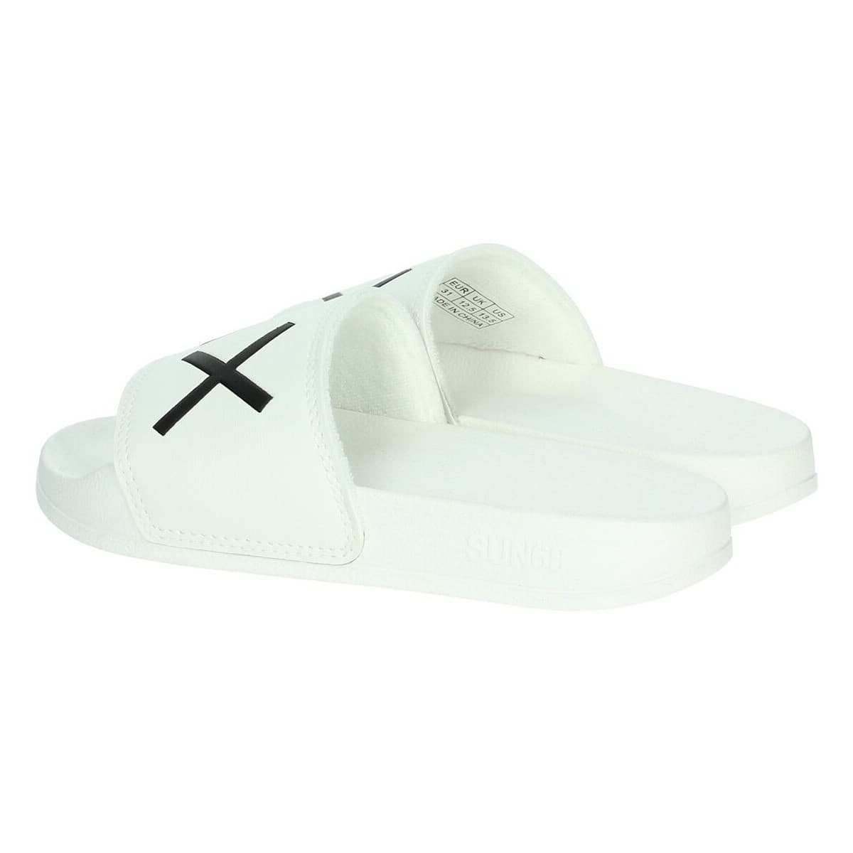 Boys' Flip Flops Sun68 White