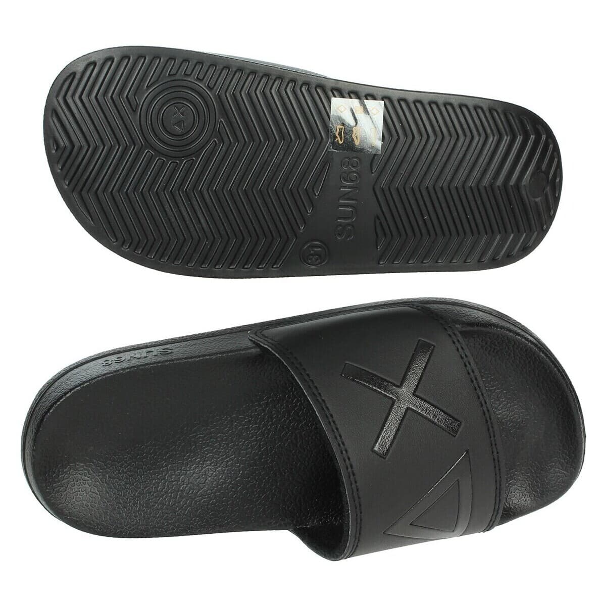 Boys' Flip Flops Sun68 Black