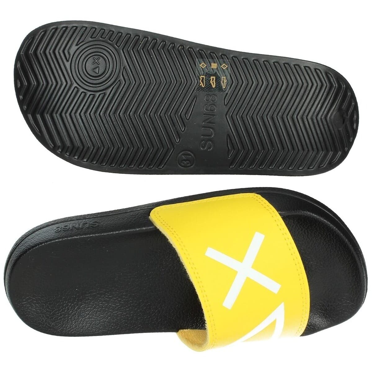 Boys' Flip Flops Sun68 Yellow