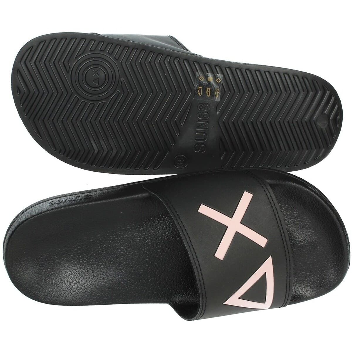 Women's Flip Flops Sun68 Black