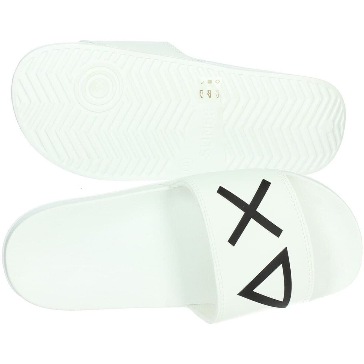 Men's Flip Flops Sun68 White