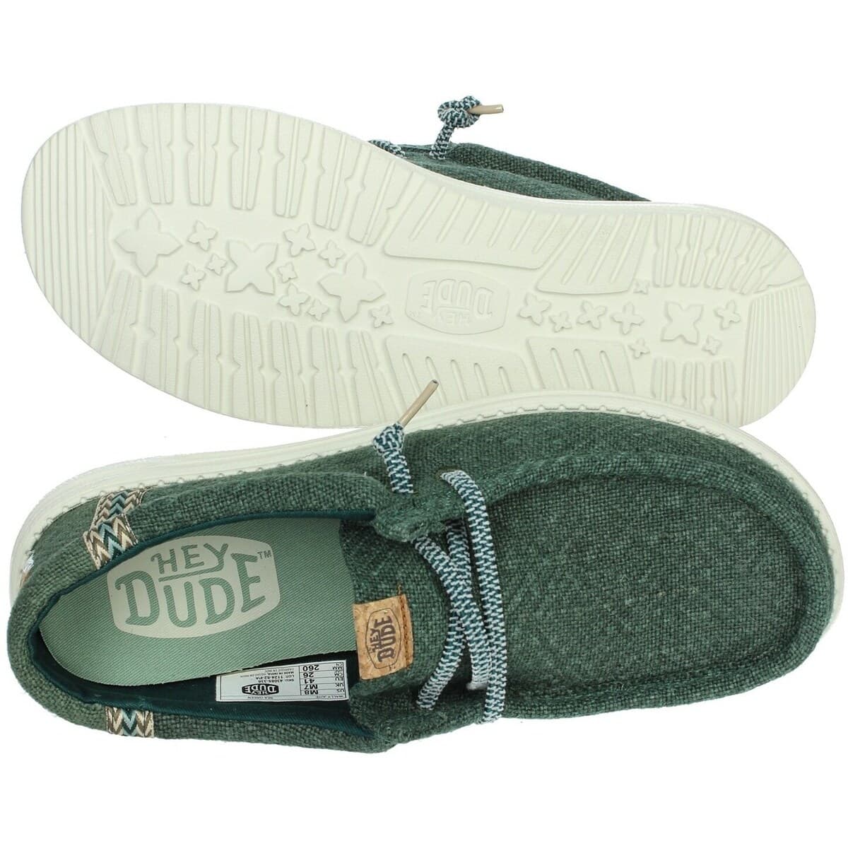 Men's Loafers HEYDUDE Green