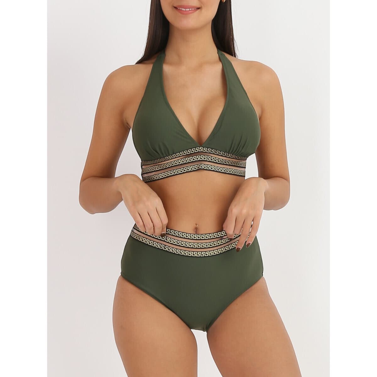 Women's Swimwear La Modeuse Khaki