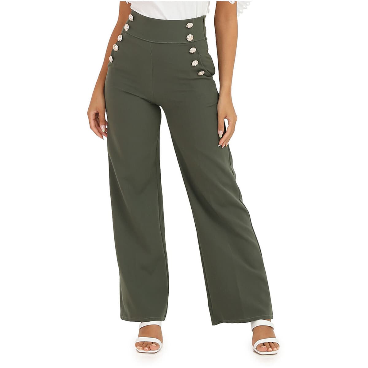 Women's Pants La Modeuse Khaki