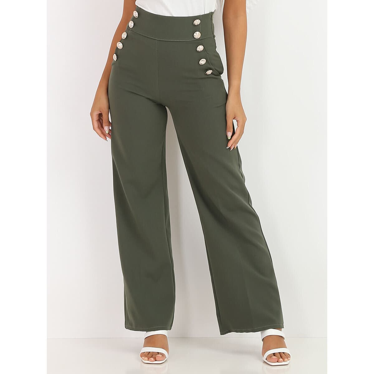 Women's Pants La Modeuse Khaki