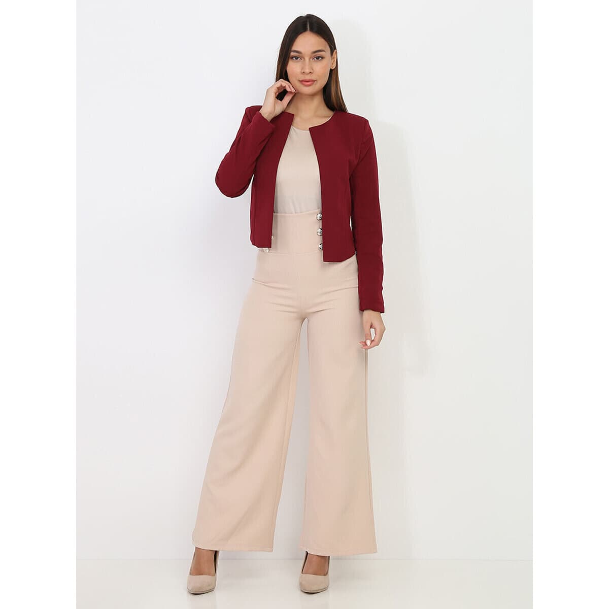 Women's Blazers La Modeuse Bordeaux