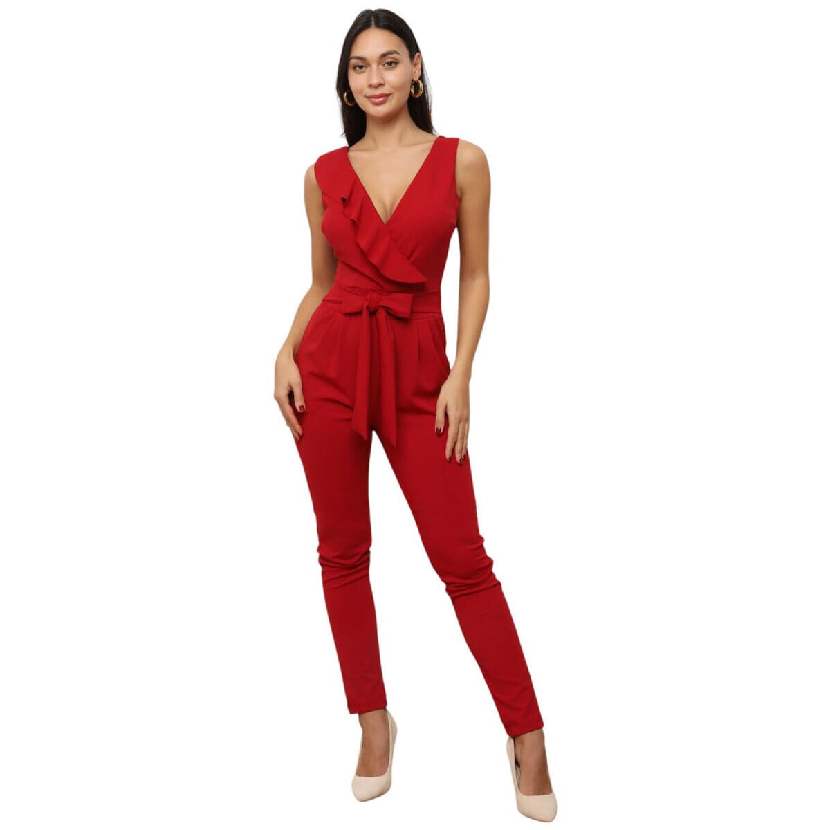 Women's Jumpsuits La Modeuse Bordeaux