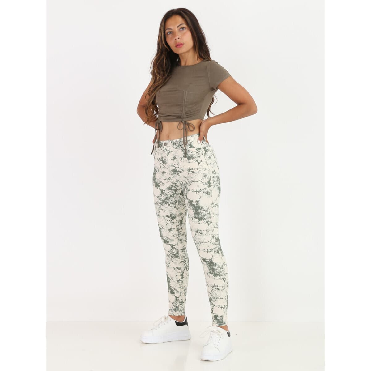 Women's T-Shirts La Modeuse Khaki