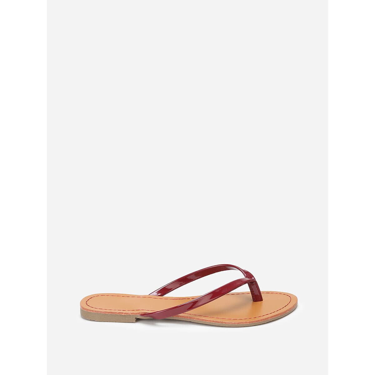 Women's Flip Flops La Modeuse Bordeaux