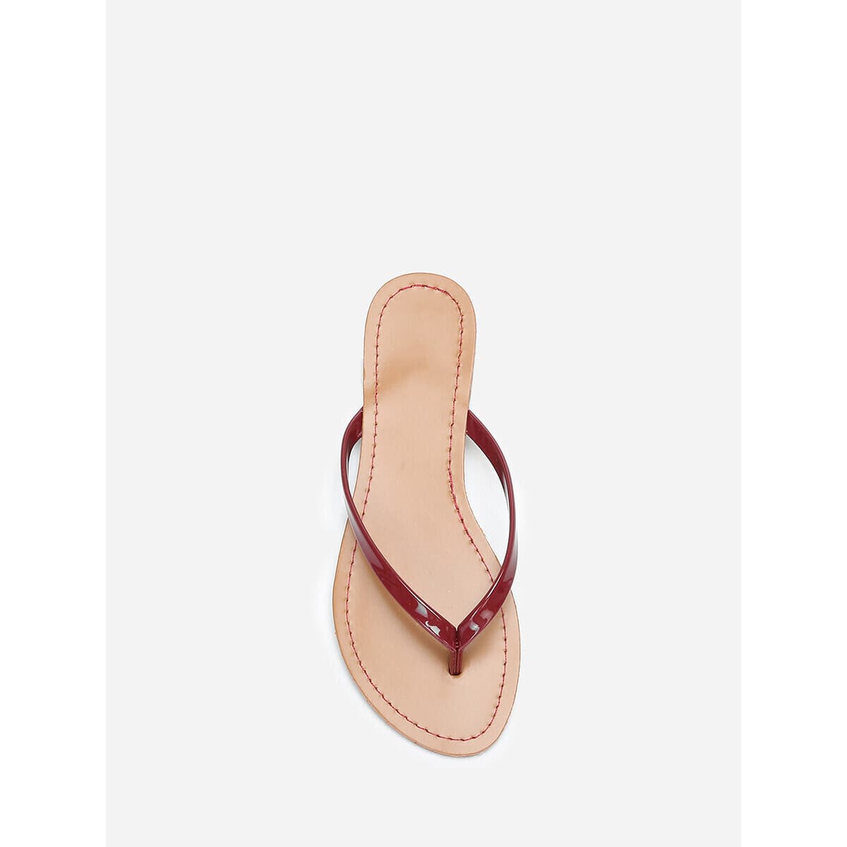 Women's Flip Flops La Modeuse Bordeaux