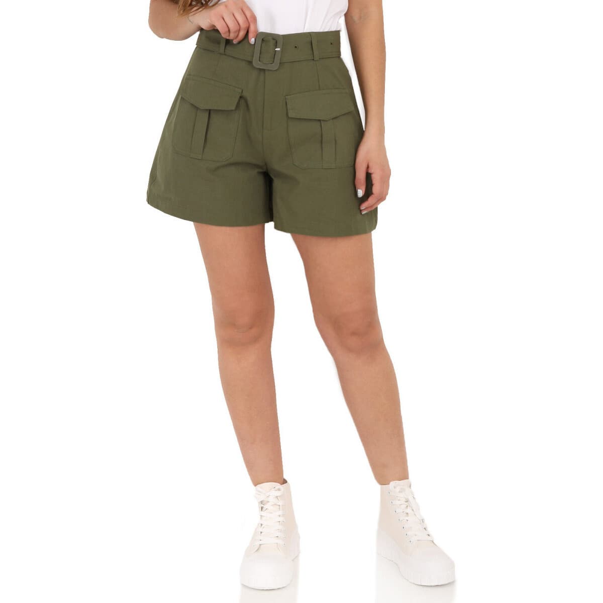 Women's Shorts La Modeuse Khaki