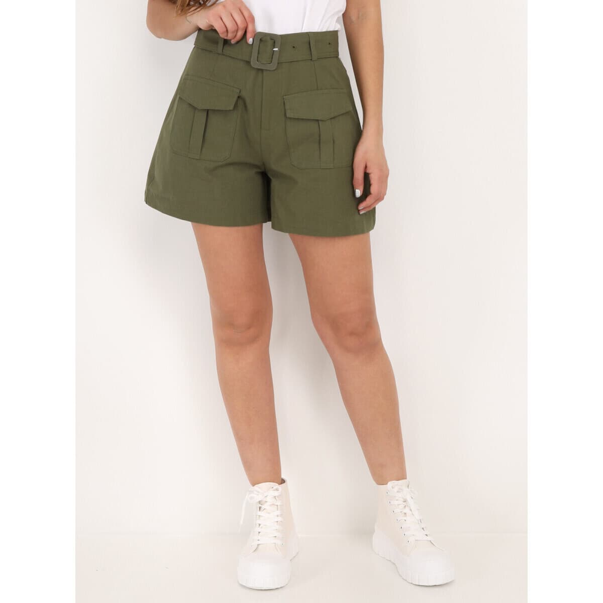 Women's Shorts La Modeuse Khaki