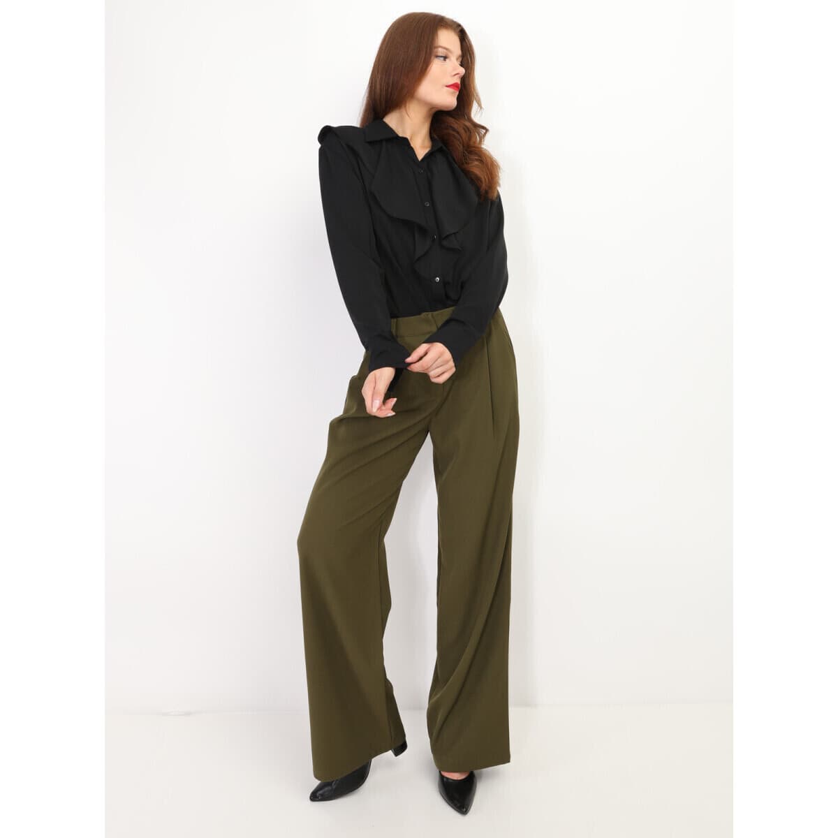 Women's Pants La Modeuse Khaki