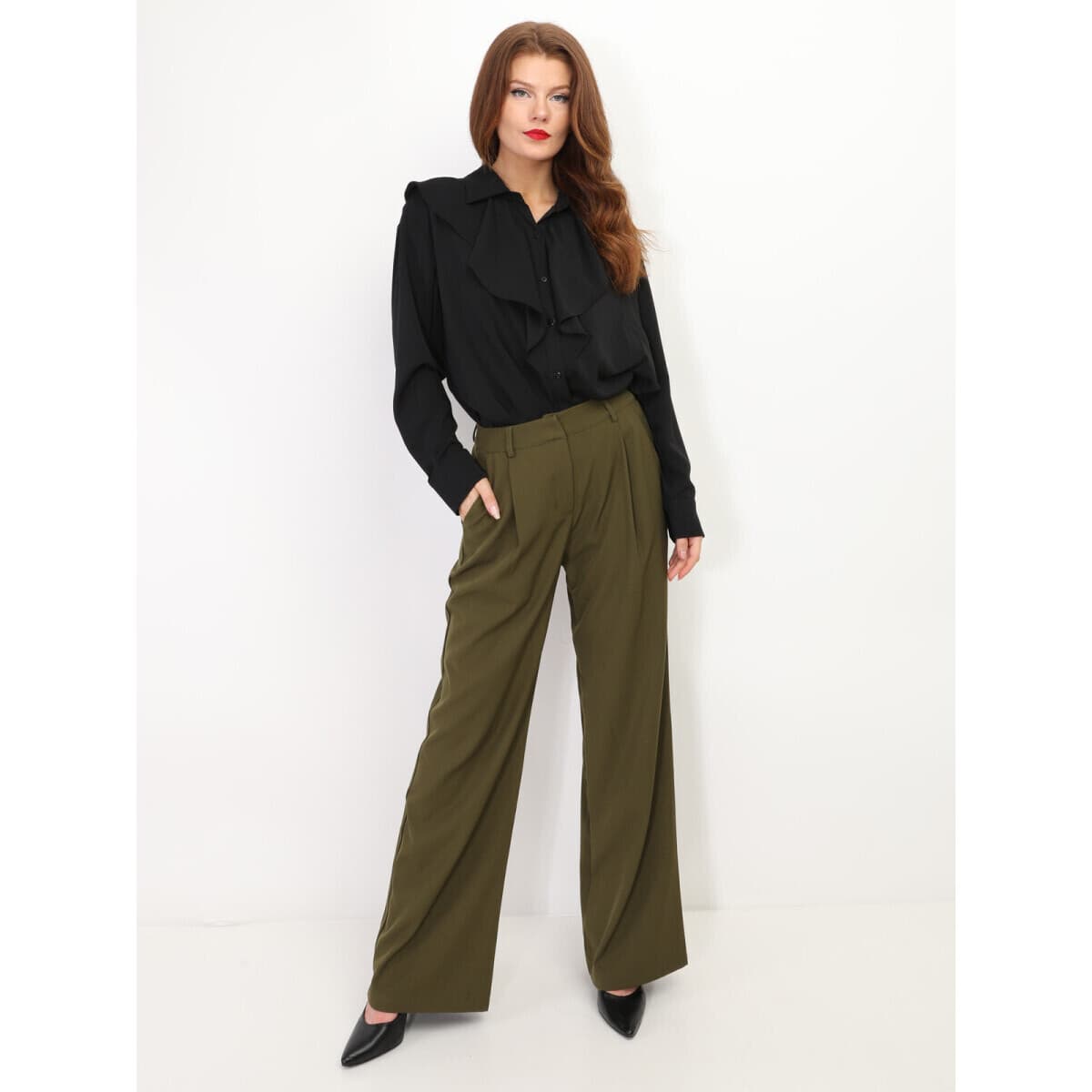 Women's Pants La Modeuse Khaki