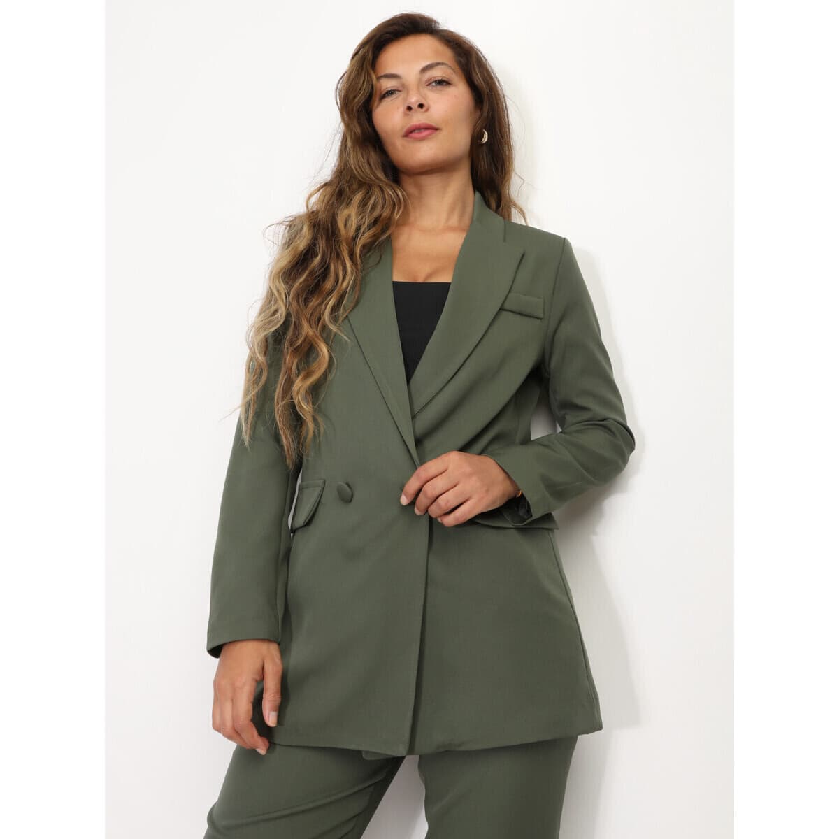Women's Tracksuits La Modeuse Khaki