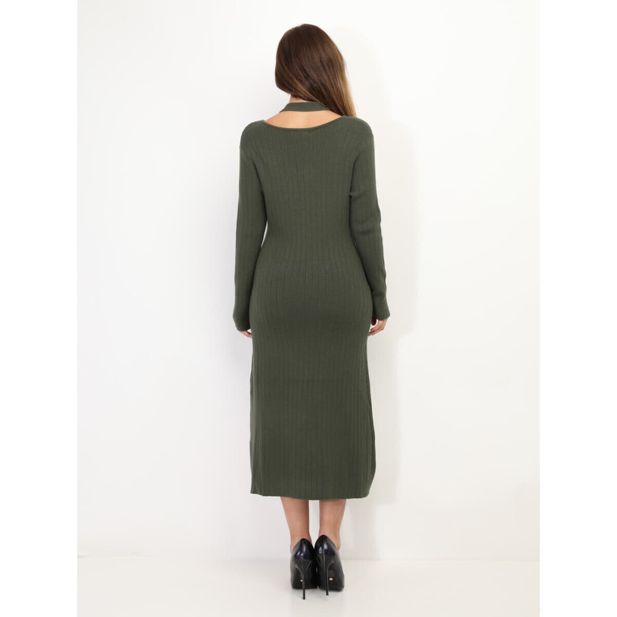 Women's Dresses La Modeuse Khaki