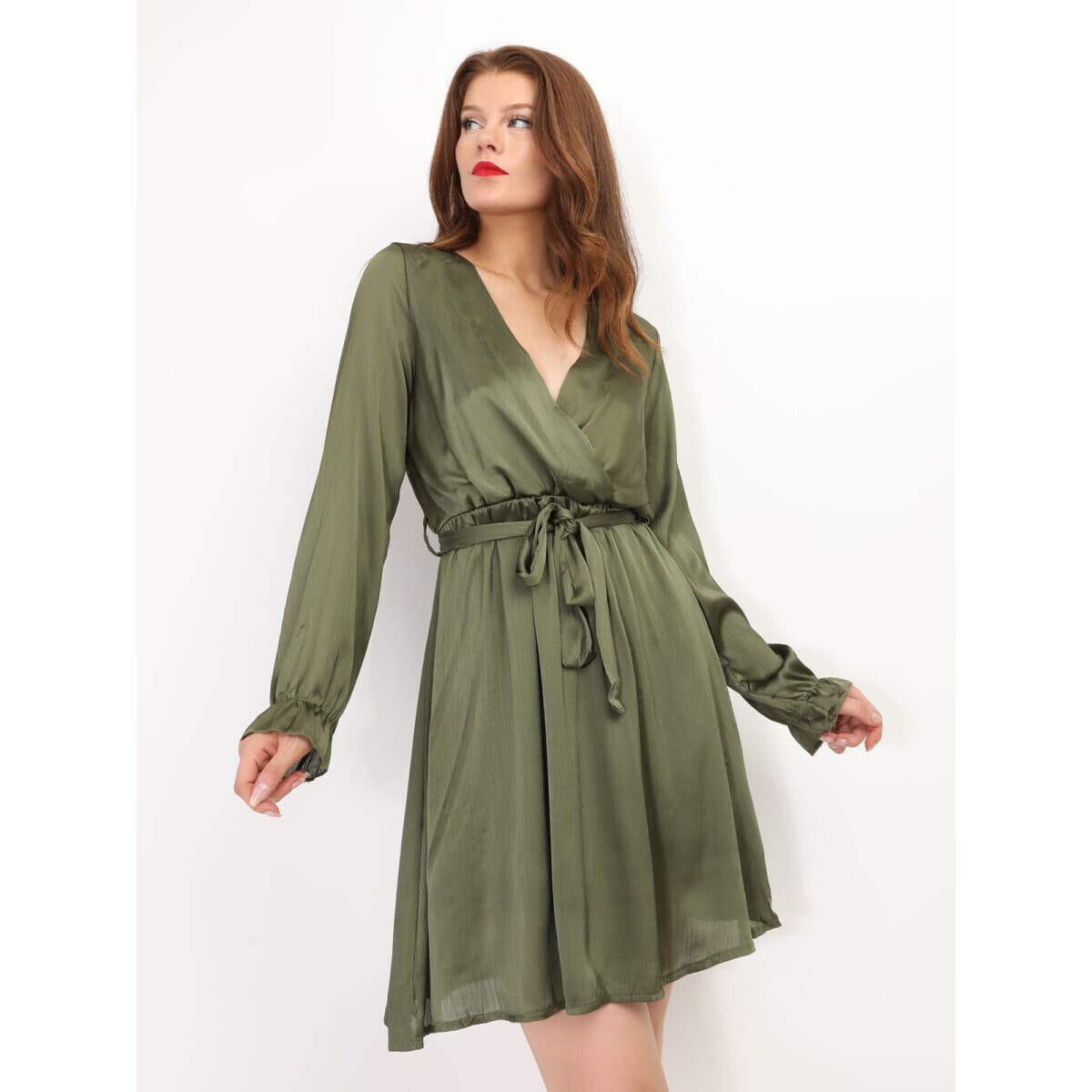 Women's Dresses La Modeuse Khaki