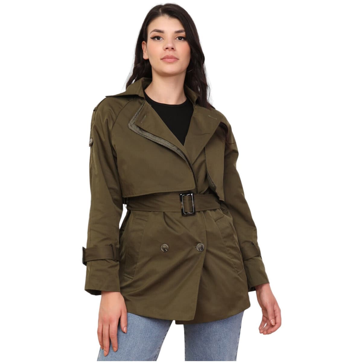 Women's Coats La Modeuse Khaki