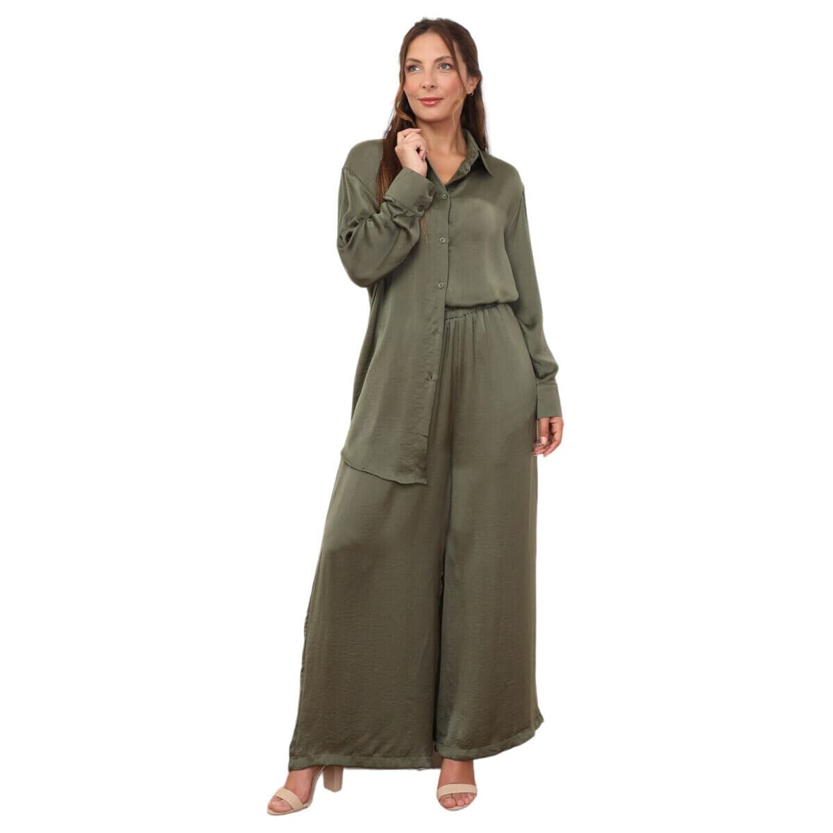 Women's Tracksuits La Modeuse Khaki